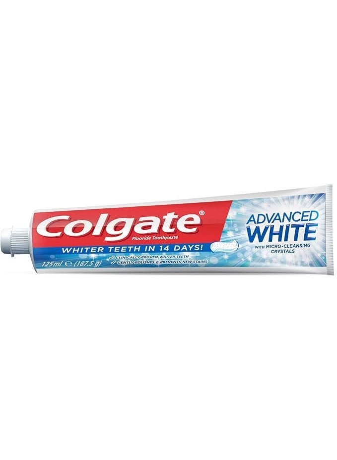 Colgate Advanced White Whitening Toothpaste – 100ml ×3 Pieces - Image 4